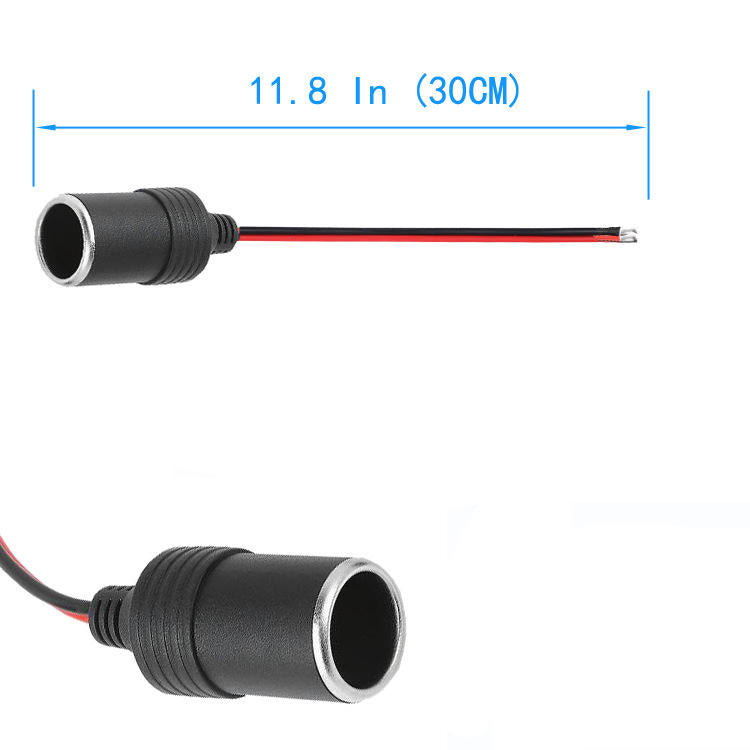 Car Charging Cigarette Lighter Female Socket Power Cord