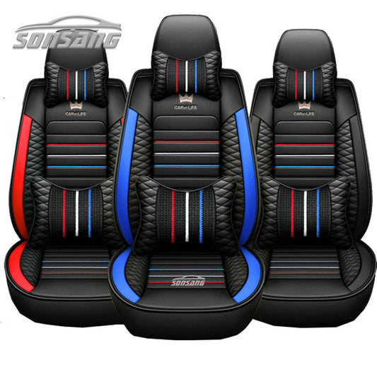 Luxury Universal Leather Car Seat Covers – Premium Comfort &amp; Style