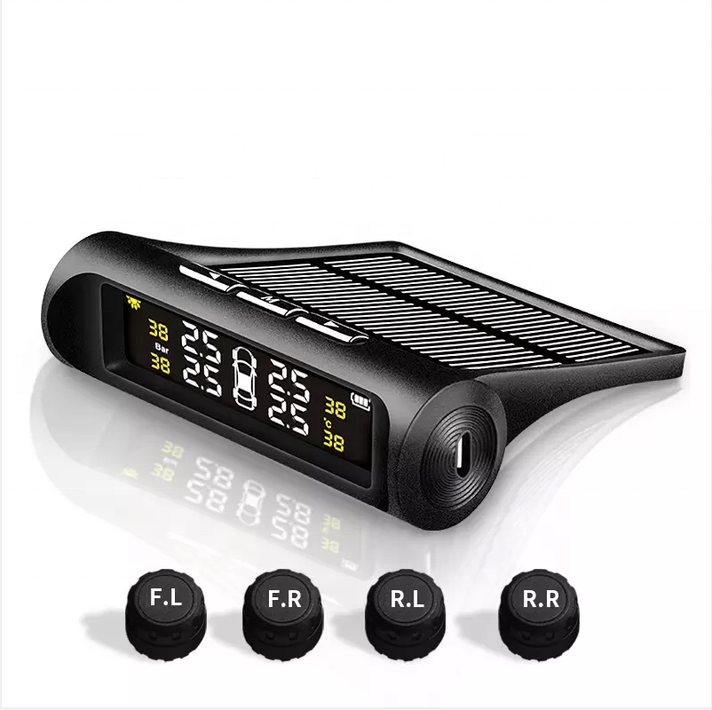 Solar Power Car External TPMS – Digital Tire Pressure Monitoring System